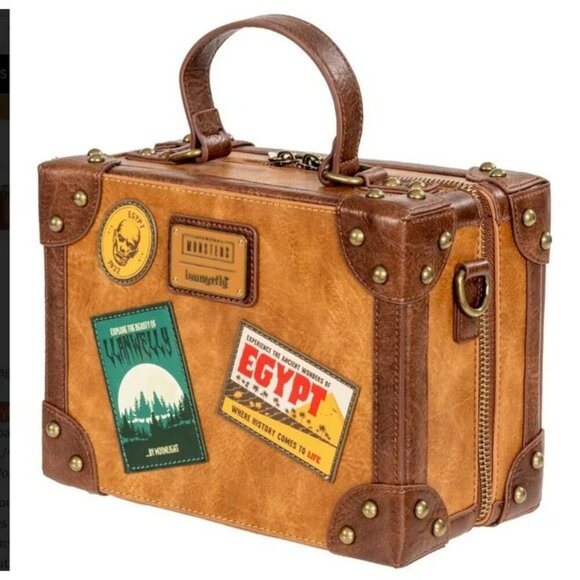 Loungefly Handbags - Universal Monsters Travel Trunk Crossbody Bag NWT